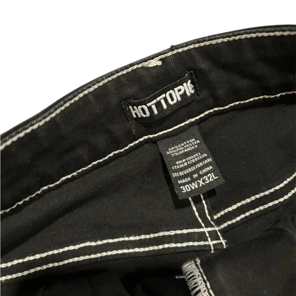 Hot Topic black jeans 30Wx32L - Picture 7 of 7